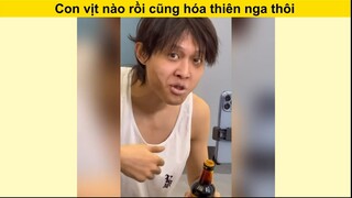 Ai rồi cũng phải hóa thiên nga thôi #funny #haihuoc