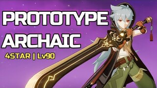 Razor Build PROTOTYPE ARCHAIC! 4star weapon Level 90! F2P Claymore! Showcase| Prototype Aminus