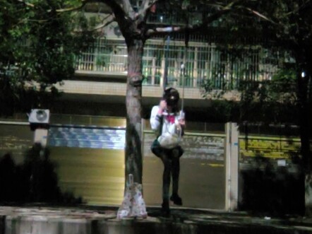 Is there anyone who wants to swing with me~?