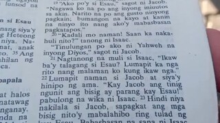 Pang Araw Araw na Talata.                                   Genesis 27:21-24