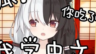 【Arisu Mana】A small collection of black and white foxes for learning Chinese!