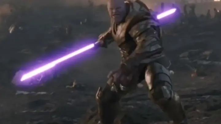 [Avengers: Endgame] When Thanos has a lightsaber