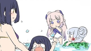 [Trường mẫu giáo Tivat] Thor bé nhỏ không biết bơi, mẹ Sanluo, xin hãy giúp con!