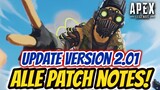 NEUES UPDATE (Version 2.01) - ALLE OFFIZIELLEN PATCH NOTES! / Apex Legends Season 13 (deutsch)