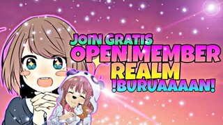 {OPEN MEMBER REALMS} -UNTUK SEMUA ORANG- #Openmember #realms #mcpe