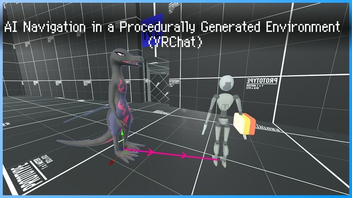 [NRI] AI Navigation in a Procedurally Generated Environment in VRChat