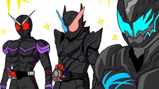 【Komik Patung Pasir Kamen Rider Empat】 Ksatria Hitam