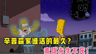 辛普森一家中谁活的最久，麦琪永生不死，侯默享年仅有59岁！