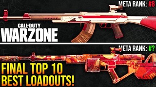 WARZONE: FINAL Top 10 BEST META WEAPONS Ranked! (WARZONE Best Loadouts)