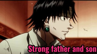 Strong father and son