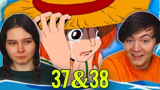 IT'S SO GOOD!👒 One Piece Ep 37 & 38 REACTION & REVIEW