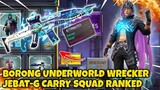 BUNDLE BARU UNDERWORLD WRECKER !! KENA CARRY DENGAN JEBAT-G SQUAD RANKED😅 FREE FIRE