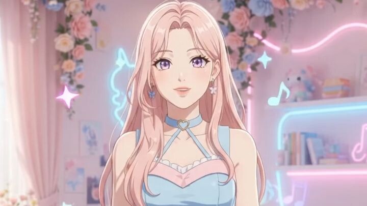 She sings and dances perfectly! ✨🎶