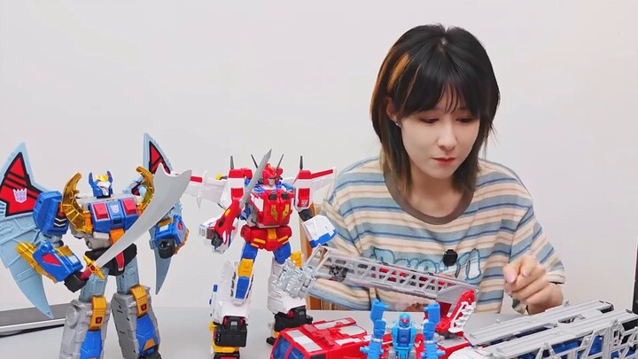 No play, just crazy! Crowdfunding Fire Horse Optimus Prime waist care sharing