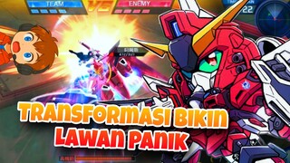 SERANGAN Transformasi Bikin Lawan Panik - Immortal Justice Gundam