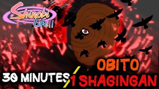 ROBLOX | THỬ THÁCH KIẾM GENKAI OBITO SHARINGAN TRONG 30 PHÚT VÀ CÁI KẾT | SHINOBI LIFE 2