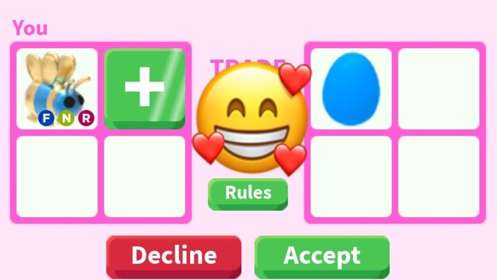 What people trade for neon Queen bee || ROBLOX ADOPT ME