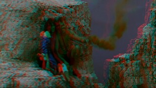 3D Anaglyph .Cliffhanger 4K 80% MORE  DEPTH  P1