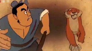 "Wu Song Fights the Tiger" Chinese style animation version