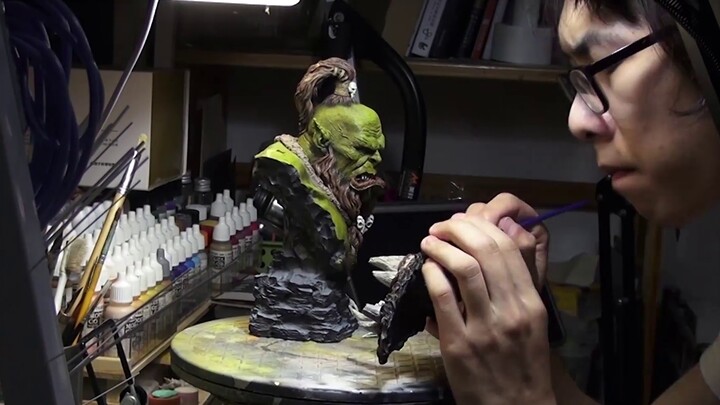 [Model Painting] (World of Warcraft) Kilrogg - Dead Eye White Model Painting Full Record