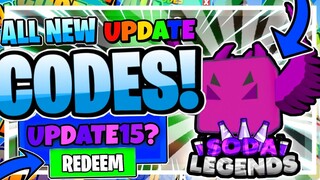ALL NEW SECRET OP CODES IN SODA LEGENDS! | Soda Legends Roblox [🚨UPDATE 15🚨]