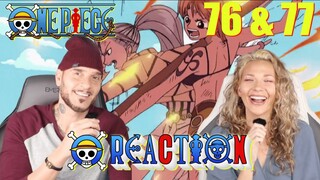 LITTLE GARDEN FINALE is 🔥  | ONE PIECE eps. 76/77 | Couples first time watching!