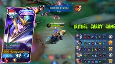 Gendong Top Global Irithel carry the game MVP!!! | The Best Gameplay Irithel Best Build and Emblem