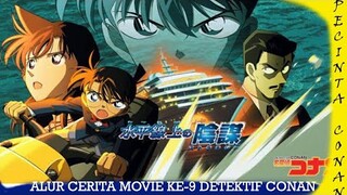 Seluruh Alur cerita movie ke-9 Detektif Conan, Strategy Above the depth