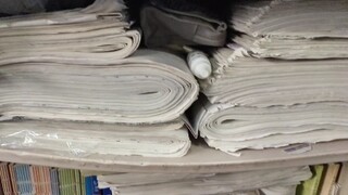 The desks of Hengzhong students after the college entrance examination