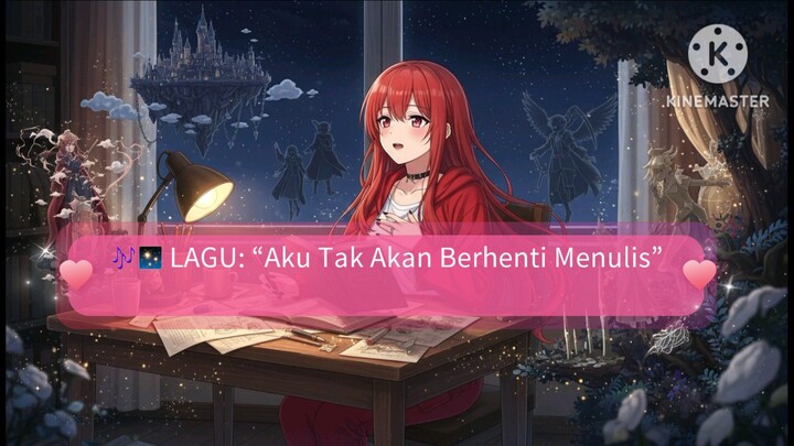 🎶✨ LAGU: “Aku Tak Akan Berhenti Menulis”🎶