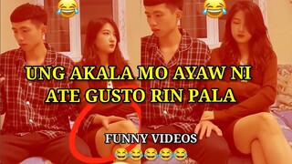 UNG AKALA MO AYAW NI ATE GUSTO RIN PALA, PINOY MEMES, FUNNY VIDEOS