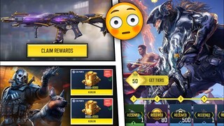 *NEW* Season 2 Battle Pass + Free Legendary M4 + Mythic Skin Revealed & Lucky Draws! Codm