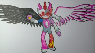Cách Vẽ Huggy Hắc Ma Siêu Ngầu Draw Black Ghost Huggy