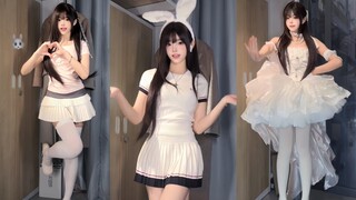 她的袜子怎么越来越长🤔️