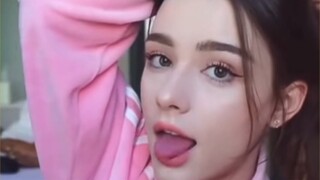 笑死我了！外国主播挑战不看女生凶部