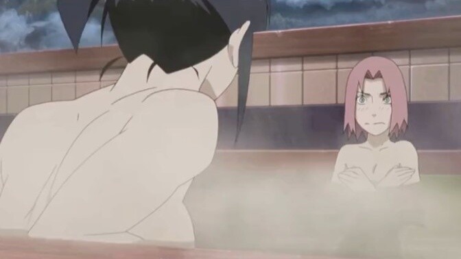 Tư thế mà người thừa kế của tộc Hyuga nên có, Hinata hống hách cảnh cáo Sakura bằng con mắt trắng!