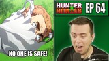 SIDE CHARACTERS ARE NOT SAFE ON THIS SHOW! | Hunter x Hunter Episode 64 REACTION