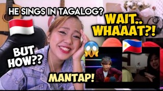 Randy Dongseu nyanyi 7 Lagu Filipina | ometv singing reactions | First Time Reaction