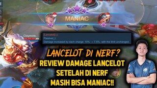 REVIEW PATCH LANCELOT SETELAH DI NERF! APAKAH DAMAGE NYA MASIH SAKIT? - Mobile Legends