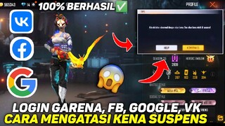 CARA MENGATASI AKUN FREE FIRE YANG TERKENA SUSPEND - GARENA FREE FIRE