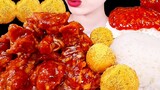 ASMR MUKBANG｜FRIED CHICKENS CHEESE BALLS | EATING SOUNDS