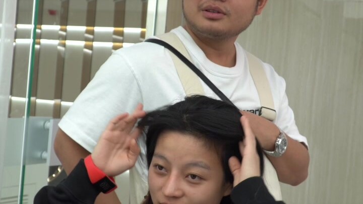 I dyed my hair black twice already! Tony’s freaking out—he’s losing it!!!!