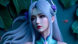 Phiên bản thứ 625 của Doupo Cangqiong Xiaoyixian White Hair Dou Zun, hình nền HD 6K, toàn máu 75