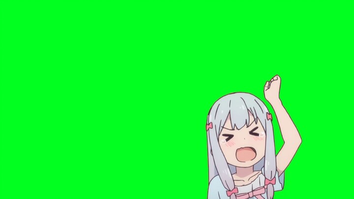 [Green screen material] Teacher Izumi Sagiri Eromanga "He bullied me for not having balls"