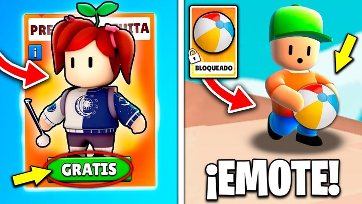 🥳 ¡NUEVO EMOTE y SKIN GRATIS! 😱🔥 en Stumble Guys | NotiStumble 🧐