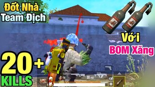 [PUBG Mobile] CƯỚP NHÀ Địch Ở Giữa Bo | ĐỐT Chết Team Bạn Bằng Bom XĂNG | T98