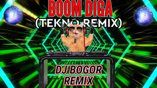 BOOM DIGA - Dj Bogor | Techno Disco ReMix 2021
