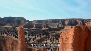 男人徒手接过烧得通红的铁签子贯穿腮帮