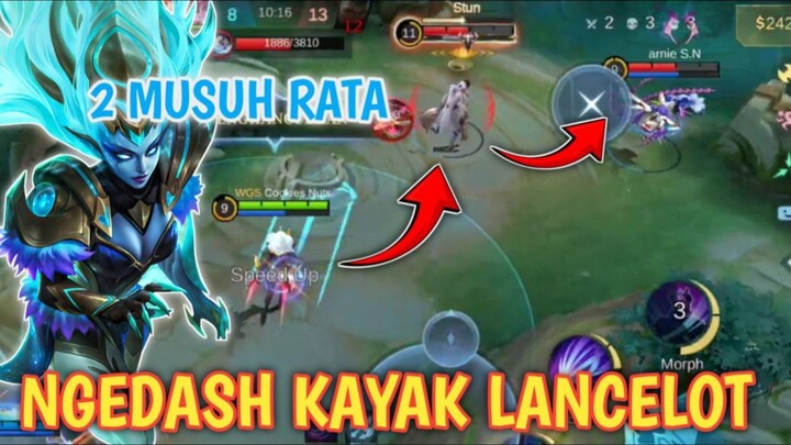 NGEDASH BISA KENA 2 HERO LEBIH ! LELE OP BANGET !