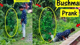 Bushman Attack Prank😂 ที่สุดของความตลกของ Bushman Prank ปฏิกิริยาที่ตลกมากในที่สาธารณะ 5G Prank